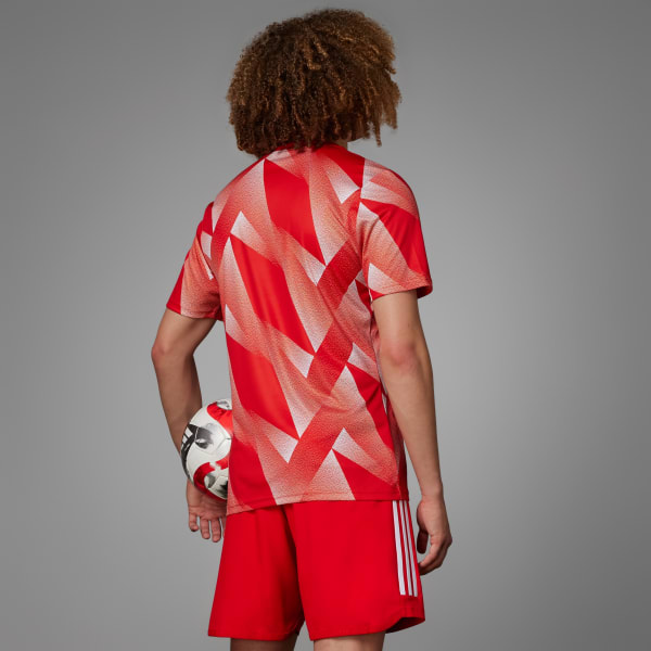 adidas FC Bayern Pre-Match Jersey - Red | Free Delivery | adidas UK