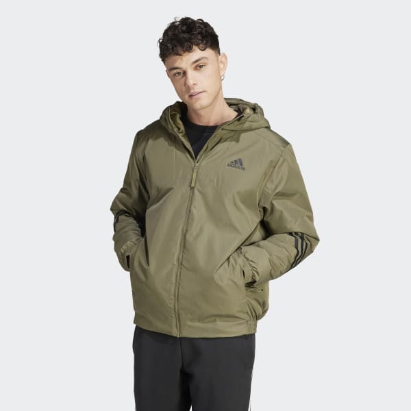 Green Back to Sport Hooded Jacket