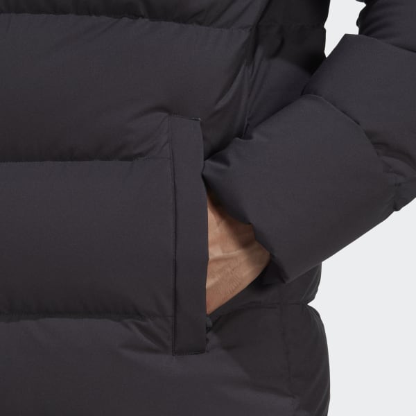Sort Helionic Hooded dunjakke TF674