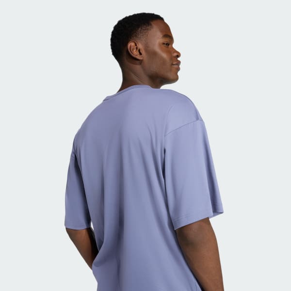 adidas SOFT LUX TEE - Blue | Free Shipping with adiClub | adidas US