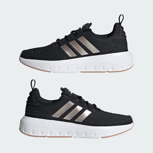 Swift run womens black and gold on sale