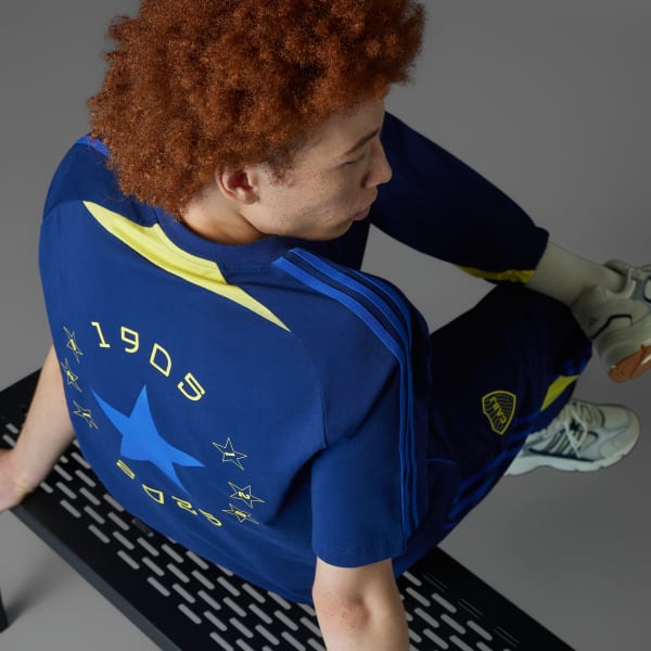 ボカ・ジュニアーズ 90周年記念シャツ ネイビー/イエロー olan Boca Juniors 90th！ボカジュニアーズ！ Boca Juniors 90th