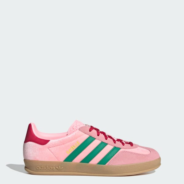 adidas Gazelle 緑/ピンク スニーカー Tênis Gazelle Indoor - Verde adidas | adidas Brasil