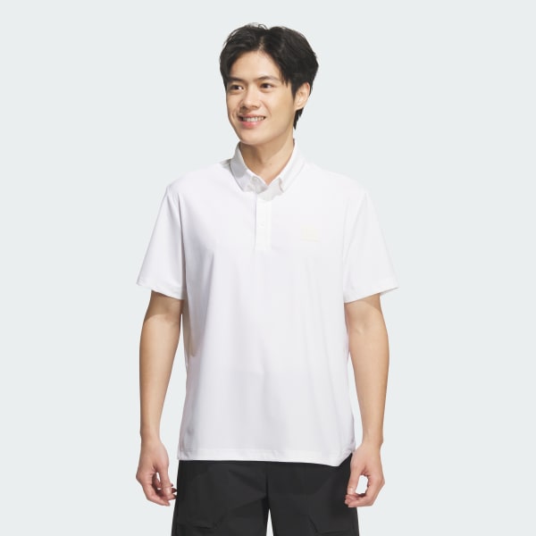 ホワイト クラブ コンシューマー グラフィック半袖ポロシャツ