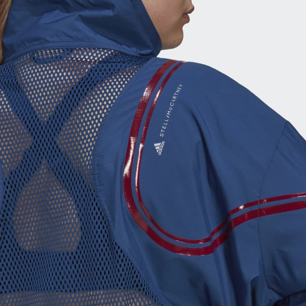Blu Giacca adidas by Stella McCartney TruePace Woven (Curvy) QD683