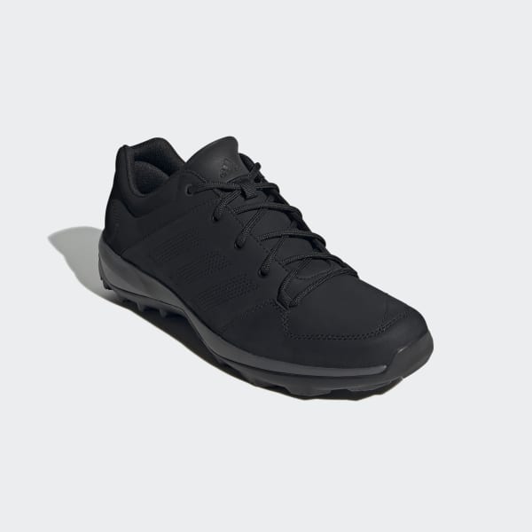 Black Terrex Daroga Plus Leather Hiking Shoes