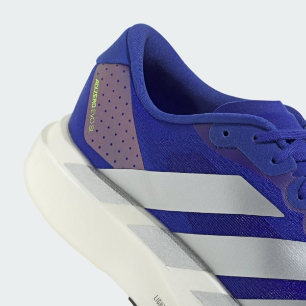 adidas Adizero EVO SL Shoes - Blue | Free Shipping with