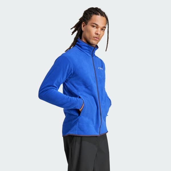 Blauw Terrex Multi Fleece Ritsjack