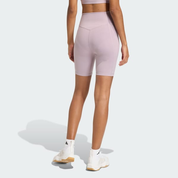 Violeta Calzas Cortas Optimé Essentials Stash Pocket 7 Pulgadas