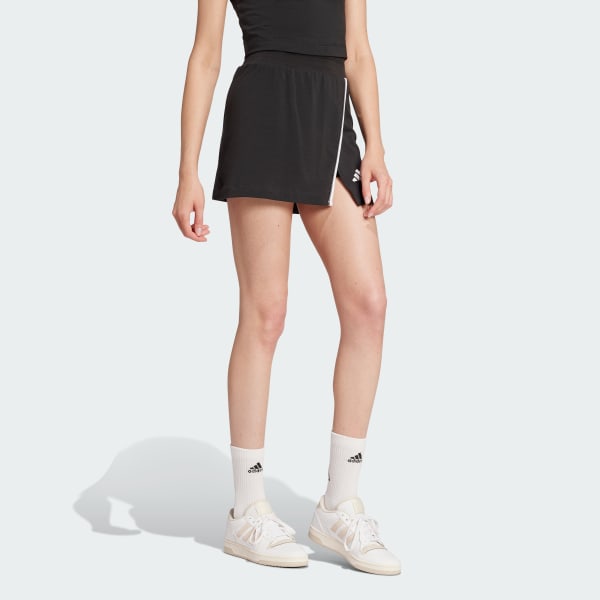 Zwart Essentials Color-Pop Cotton Skort