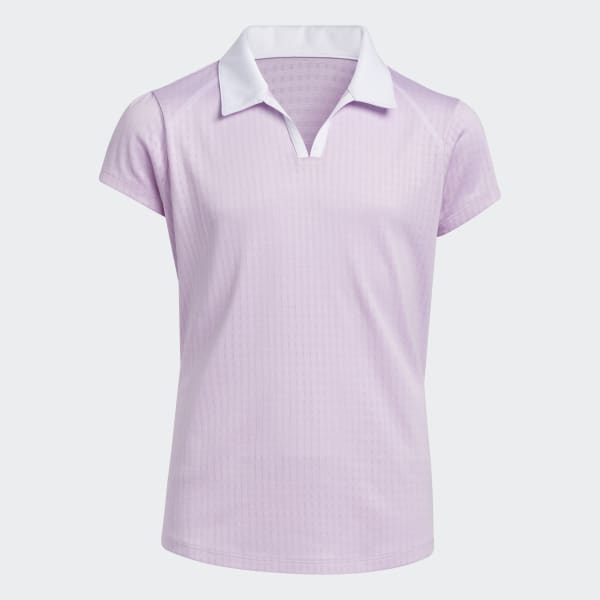 Purple Raglan Sleeve Golf Polo Shirt WK924