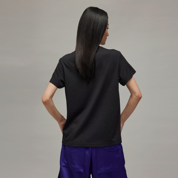 Black Y-3 Regular Short Sleeve Premium Tee