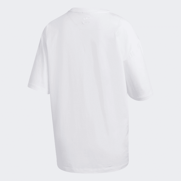 White Adicolor 3D Trefoil Tee