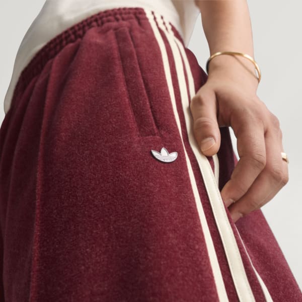 バーガンディ プレミアム トラック パンツ