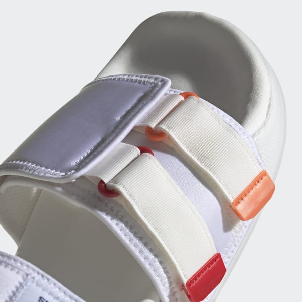 White New Adilette Sandals