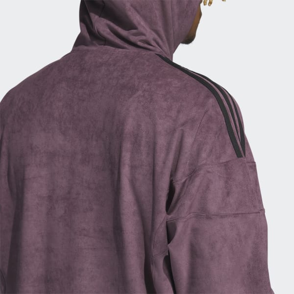 Adidas suede hoodie top