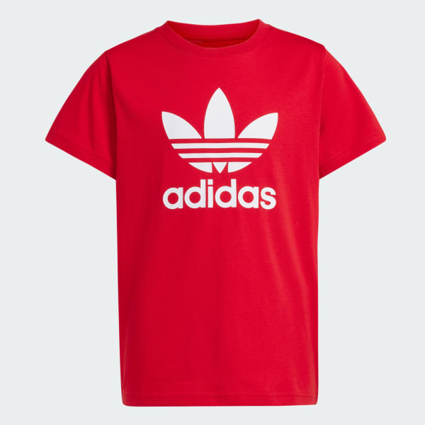 Κόκκινο Adicolor Trefoil Tee Kids