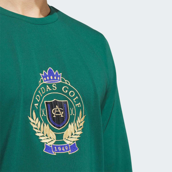 アディダス☆ゴルフロンTシャツ☆GO-TO CREST GRAPHIC☆選択２色 アディダス☆ゴルフロンTシャツ☆GO-TO CREST GRAPHIC☆選択2色