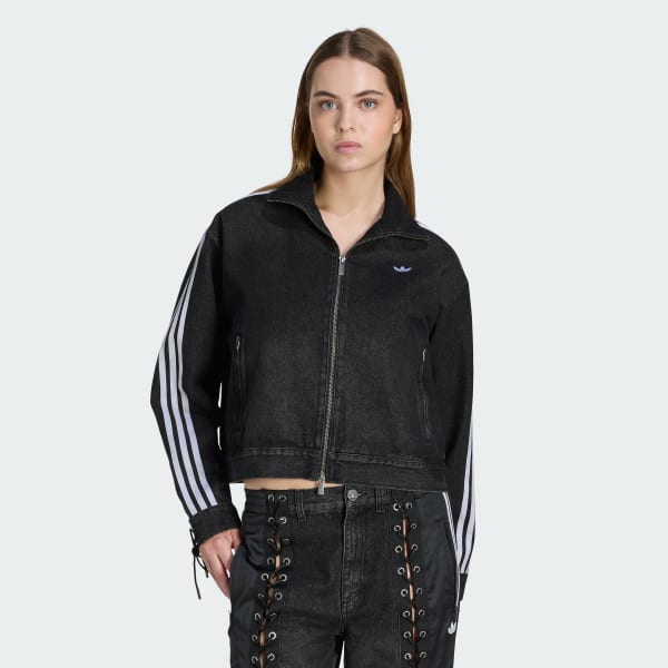 ADIDAS ORIGINALS DENIM LACING FB JACKET - Black | Free Shipping