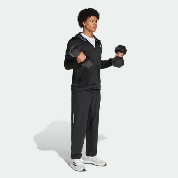 Schwarz Gym+ Training Woven Hose