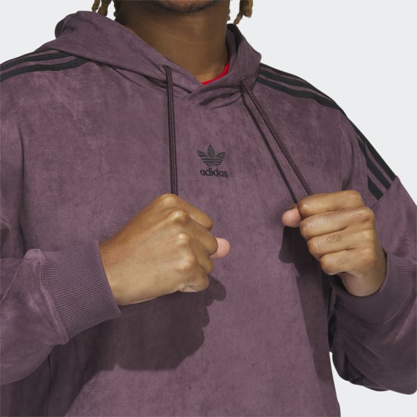 Adidas plush hoodie new arrivals