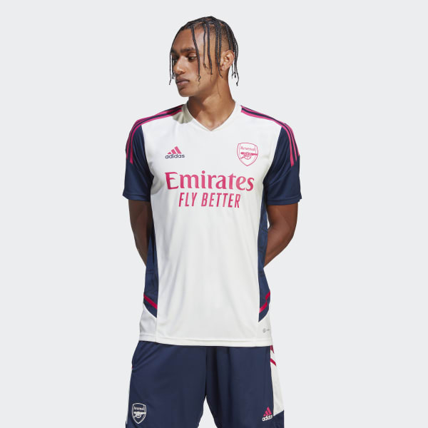 Klassiek afstuderen Verplicht adidas Arsenal Condivo 22 Training Jersey - White | Men's Soccer | adidas US