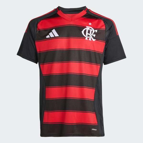 Flamengo adidas シャツ サイズP 赤黒 adidas CR Flamengo 25 Home Jersey - Black | Free Shipping