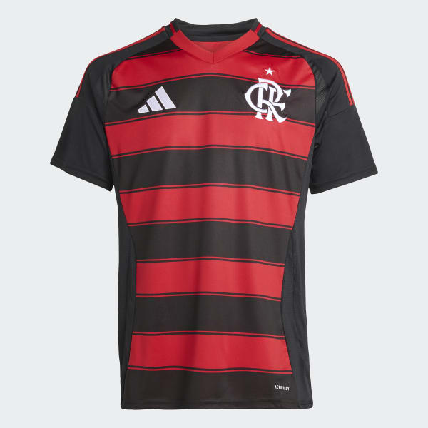 adidas CR Flamengo 25 Home Jersey - Black | Free Shipping with