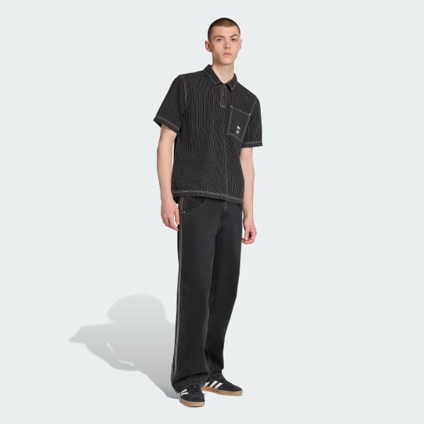 adidas Wabash Loose Shirt - Black | Free Shipping with adiClub