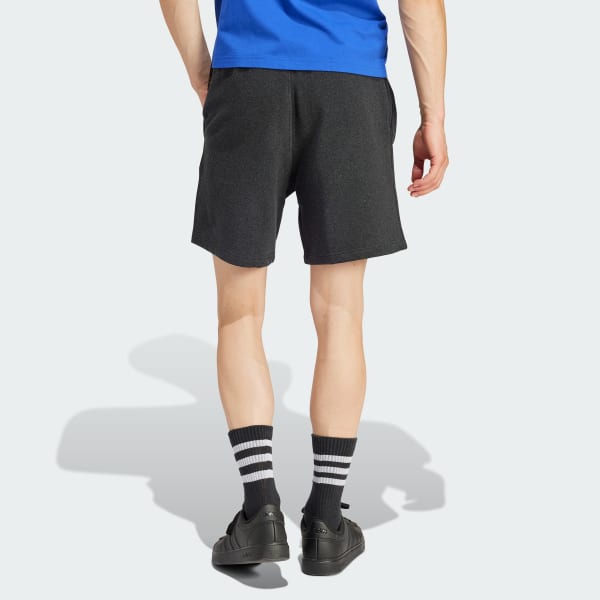 Black Seasonal Essentials Mélange Shorts