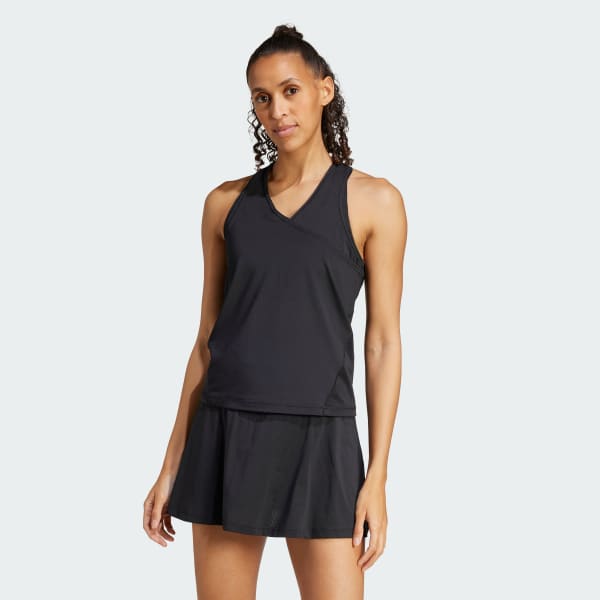 Negro Polera sin mangas Club Tennis Climacool V-Neck