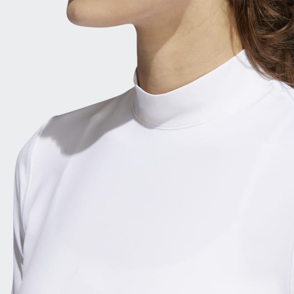 Hvit Essentials Mock Poloskjorte WK878