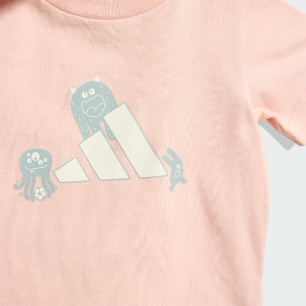 Rosa CAMISETA GRÁFICA TIRO_NSTER INFANTIL