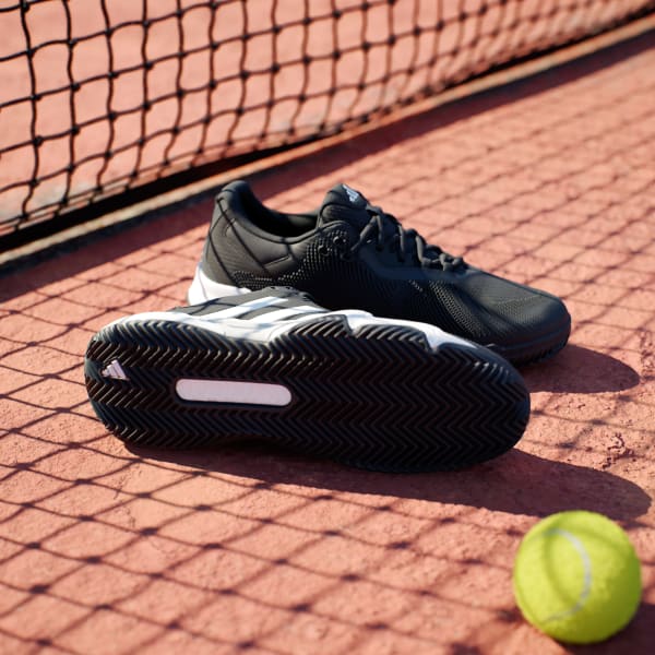 Black Solematch Control 2 Clay Tennis Shoes