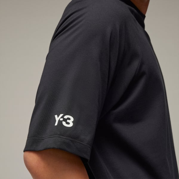 adidas Y-3 Classic Logo Back Short Sleeve Tee Black