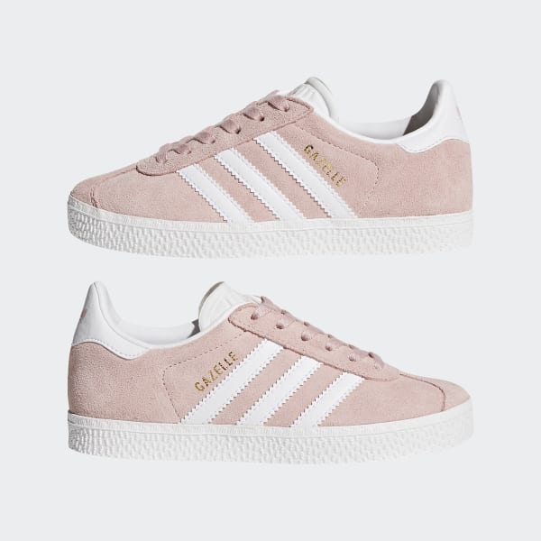 rodear Miguel Ángel Perla Zapatillas Gazelle rosas y blancas para niña | adidas España