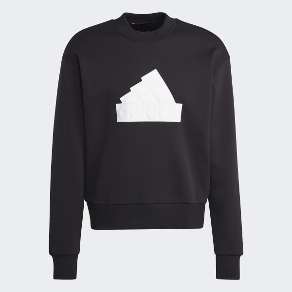 Black Future Icons Badge of Sport Crew Sweatshirt