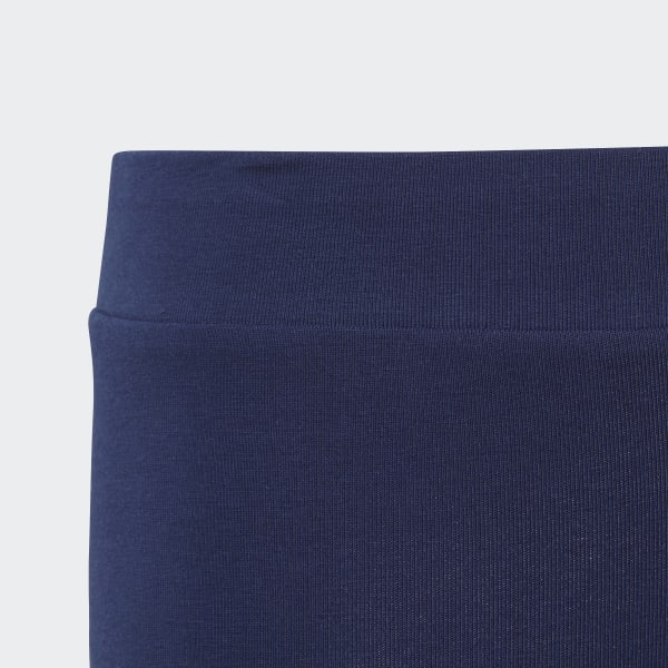 Blue Essentials Big Logo Cotton Tights