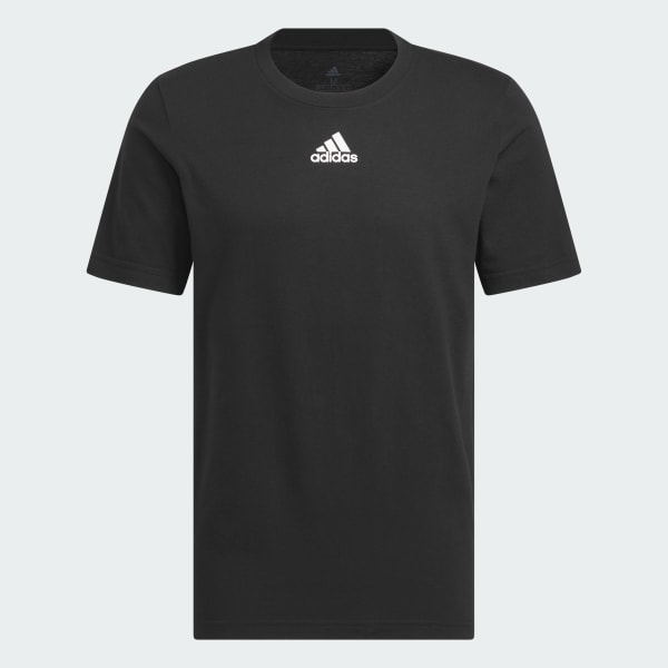 Negro Camiseta Logo Pequeño