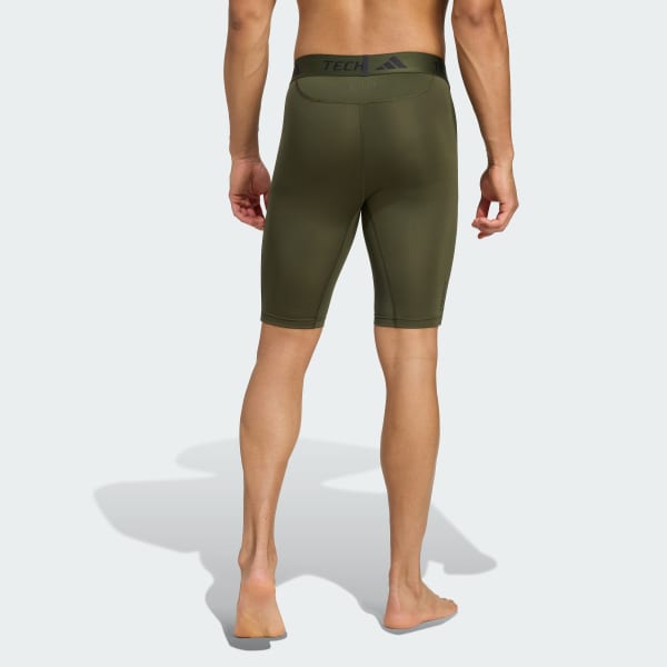 adidas TECHFIT Compression Training Short Tights - White