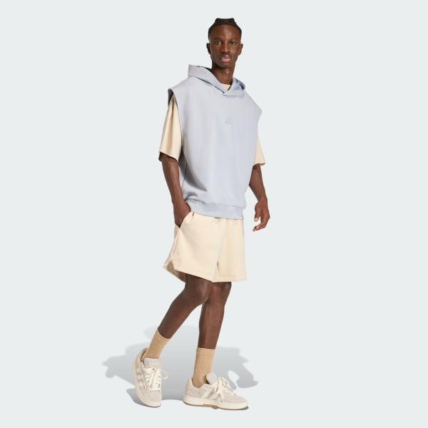 Grey SOFT LUX HOODED VEST