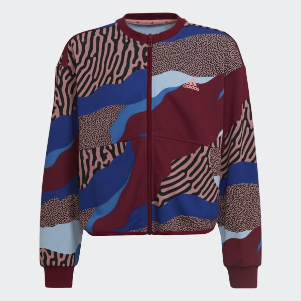Blue Power Cotton Track Jacket