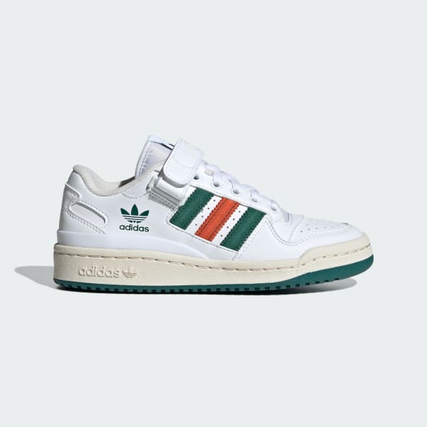 White Forum Low Shoes Kids