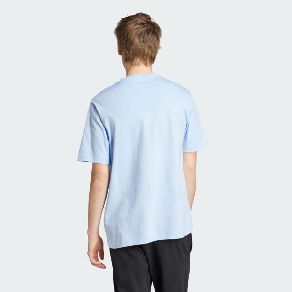 Blue Lounge Slides Graphic Pocket Tee