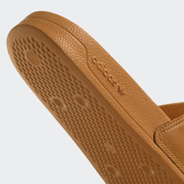 Adidas best sale slides orange