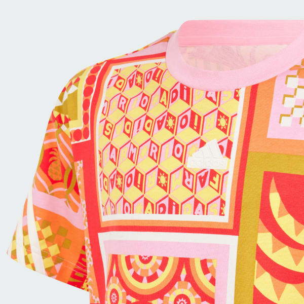 Rosado Vestido adidas x FARM Rio Kids