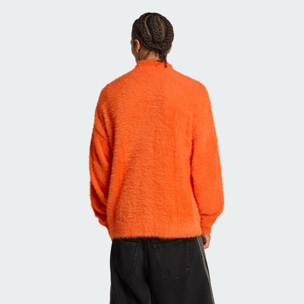 Naranja CHAMARRA DEPORTIVA CLASSIC DE MOHAIR SINTÉTICO