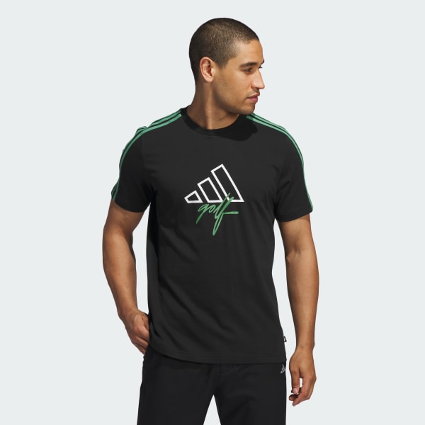 お歳暮 人気 オシャレ アディダス ブラック - Tシャツ 【ゴルフ】グラフィック トップス