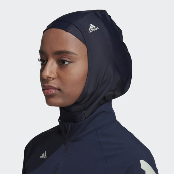 adidas 3-Stripes Swim Hijab - Blue | Women's Swim | adidas US