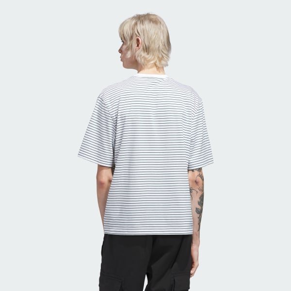 Blanco PLAYERA SKATEBOARDING YARN DYE